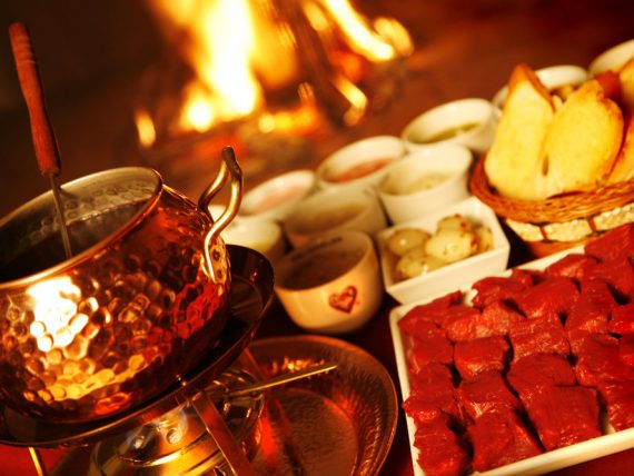 Fondue de Carne, Fondue Carne Chalezinho, Fondue de Carne do Chalezinho, Fondue de Carne ao óleo